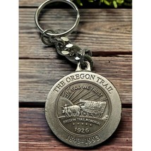 Vintage Oregon Trail Keychain Official Medallion Travel Souvenir Half Do... - £14.49 GBP