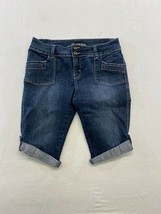 Rlevolution by Rickis Women&#39;s Bermuda Blue Jeans Shorts Size 10/30 Stretch  - $13.85