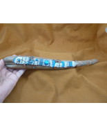 G-65 Whale gray blue knit Beaded copper beach driftwood CA art Charlotte... - $70.30 CAD