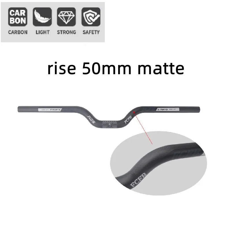  handlebar bike bicycle MTB mountain bike 3K handlebar 31.8mm *520/540/5... - $162.82