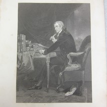 Francis Hopkinson US Constitution Signer Steel Engraving Print Antique 1862 - £27.96 GBP