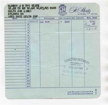 Hotel St Moritz on the Park New York City Guest Check 1963 - £13.95 GBP