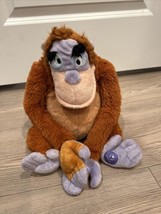 Disney Store Exclusive Jungle Book Core King Louie Orangutan 12” Plush S... - $15.50