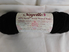 Caron Sayelle Black Dye Lot 057 - $2.99
