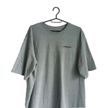 Patagonia P6 Logo Short Sleeve Mens Gray   Crew Neck T-Shirt Style 38504 size XL - $23.54