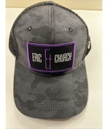 Eric Church Black Camo Official Product Snapback Hat with Patch - $14.84