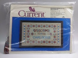 Current DMC WELCOME KIT Counted Cross Stitch #7060-2 Embroidery Floss - $9.89