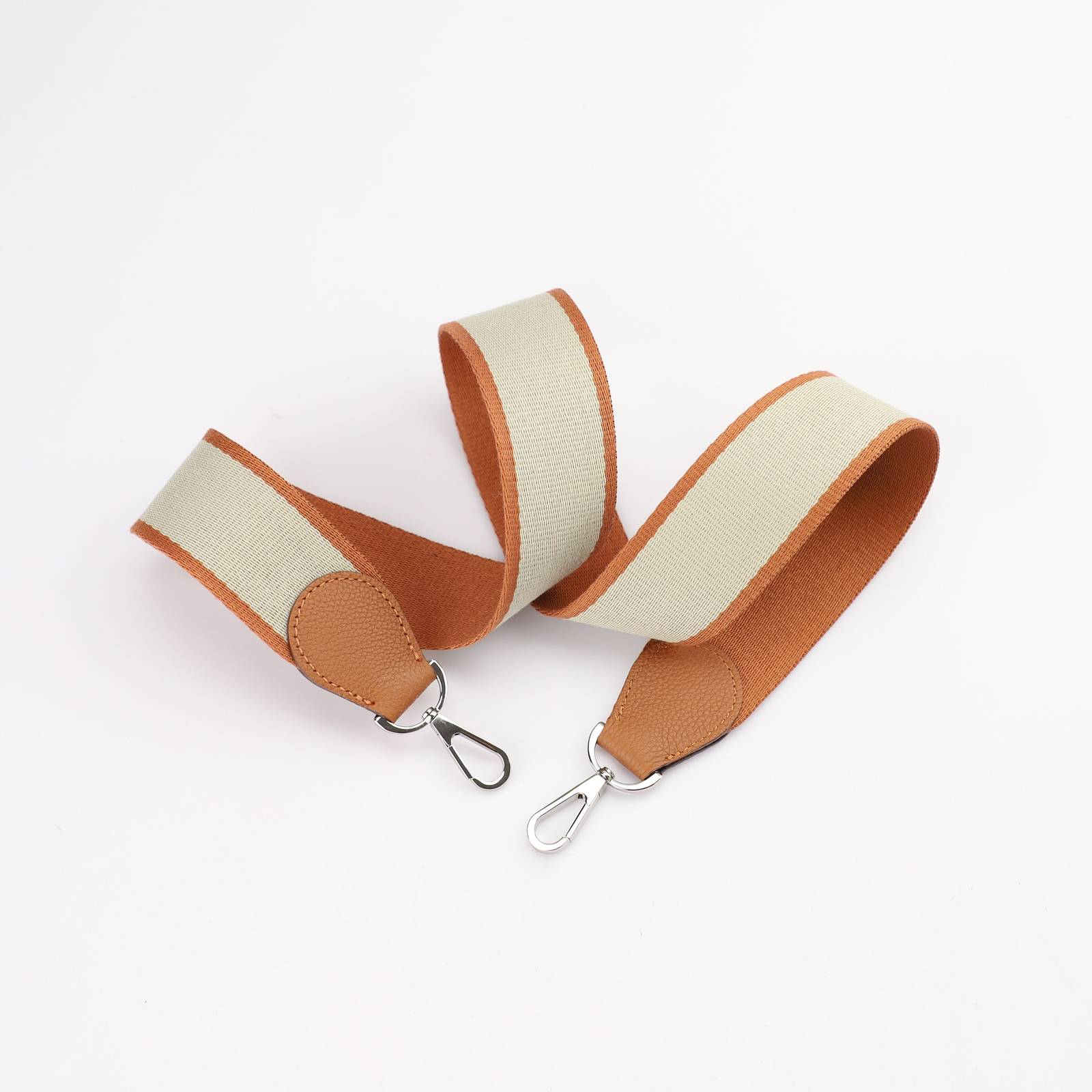 2inch width bi-color canvas shoulder bag strapn for kelly bag , for birkin bag
