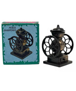 Vintage Antique Finish Die-Cast Miniature Coffee Mill Pencil Sharpener ~... - $7.24