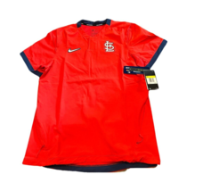 NWT New St. Louis Cardinals Nike Authentic Collection Short Sleeve Small Jacket - £34.99 GBP