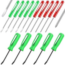 15 Pieces Pocket Screwdriver With Magnet Pocket Clips 2 Ends Mini Top Sl... - £37.60 GBP