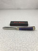 Frost Cutlery 4 1/4 Closed Stainless Steel Pocket Knife 14-312 FW KG Blue - $16.83