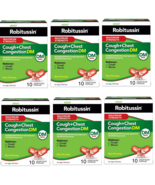 6 xRobitussin Adult Maximum Strength Cough +Chest Congestion Dm Max Liqu... - $470.27 MXN