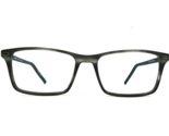 Haggar Eyeglasses Frames H292 MT.GREY Blue Rectangular Extra Large 57-18... - $65.23