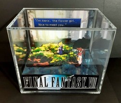 Final Fantasy 7 - 3D Cube Handmade Diorama - Video Games - Shadowbox - £54.44 GBP