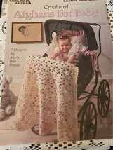 Leisure Arts Crocheted Afghans For Baby Book - £6.30 GBP