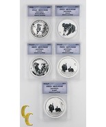 1993-2011 Australia $1 Dollar Coin Lot of 5 Kookaburra, Koala, Rabbit MS... - $733.88 CAD