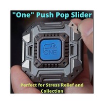 One” Titanium Push Box Haptic Feel Slider | Titanium Slider Box Fidget for Gift - £95.69 GBP