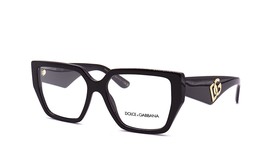 Dolce&amp;Gabbana DG3373 950 Black Authentic Eyeglasses Frame Rx 55-16 - £199.67 GBP