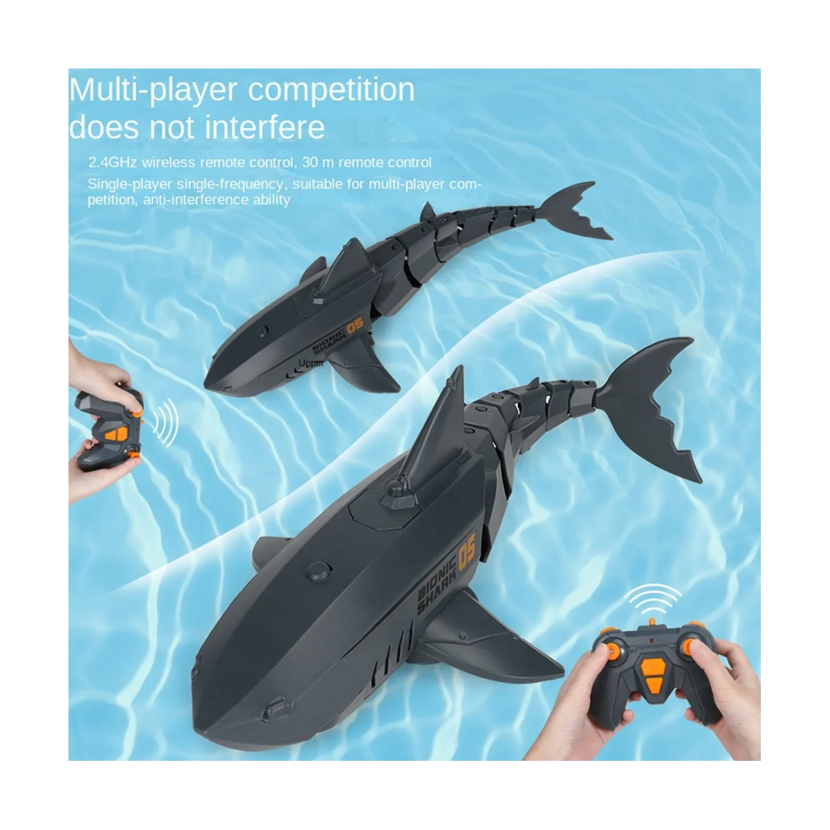 Smart Remote Control Fish Children&#39;s Swimming Pool Beach Bath Toys Simulation - £27.33 GBP