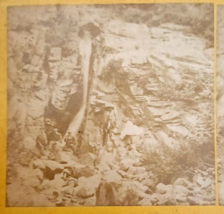 Silver Cascade Crawford Notch White Mountains NH Kilburn Stereoview Photo - $8.86
