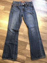 Lucky Brand Jeans Womens 6/28 Sofia Boot Mid Rise Cotton Blend Denim 28 ... - $13.50