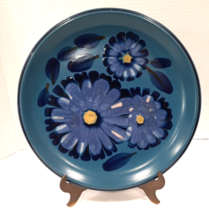 Noritake Folkstone Stoneware Dinner Plate Blue Floral Twilight Replacement 8512 - £20.50 GBP