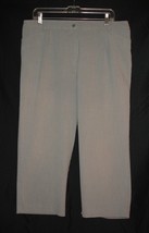 Briggs New York 16W Gray Capri Length Dress Pants Career Very Nice!  Sz XL - £8.19 GBP
