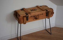 Industrial Coffee Table | Military Ammo Box | Old Chest Trunk | Side Table - $2,335.24 MXN
