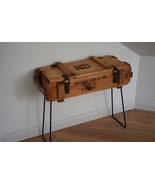 Industrial Coffee Table | Military Ammo Box | Old Chest Trunk | Side Table - $2,335.24 MXN