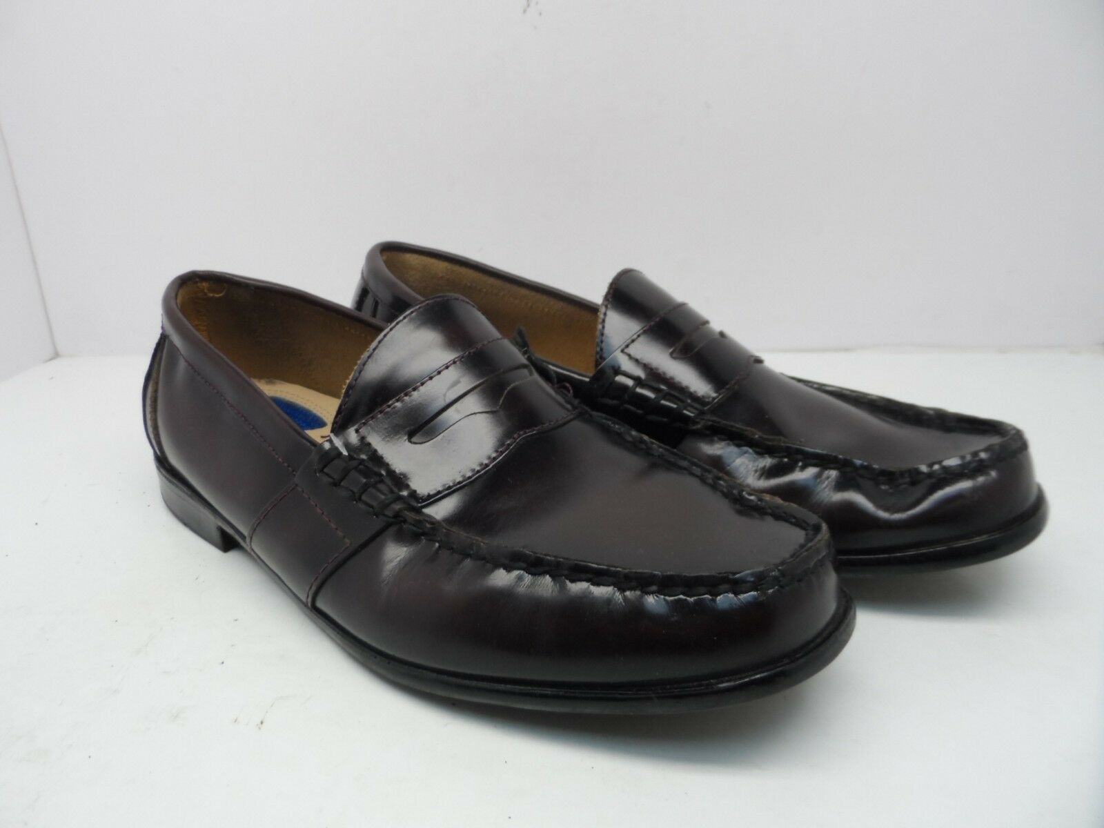 NunnBush Men&#39;s Baker Moc Slip On Penny Loafer Burgundy Size 10.5M - $21.37
