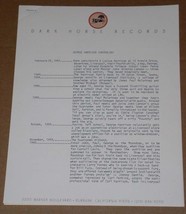 George Harrison Press Release Vintage 1979 Dark Horse Records - $24.99