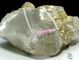 Sólido 925 Plata de Ley Natural Circonita Piedra Preciosa Handmade Collar Joyas - £4.60 GBP