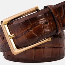 The Strat Brown Leather Belt image 4
