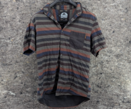 Coalatree Button Up Shirt Mens L Red Blue Long Sleeve Pocket Made in USA - $24.99