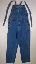 Paco Jeans Blue Denim Bib Overalls Carpenter Vintage Medium  - $51.06