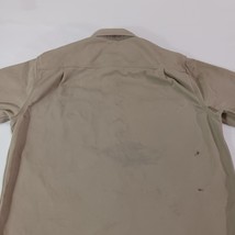 Carhartt FRS006 KHI Men's L Brown Flame Resistant Snap Button Cotton Blend Shirt image 14