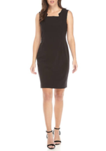 Nwt Nine West Black Career Sheath Dress Size 14 $89 - £31.51 GBP