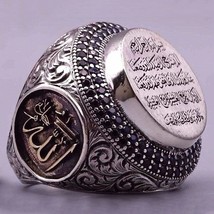 Men&#39;s Punk Jewelry Retro Championship Rings Hip Hop   Carved Pattern Knuckle Rin - £7.56 GBP