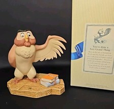 Disneys Pooh And Friends Porcelain OWL Figurine &quot;You&#39;ve Done A Grand Thing&quot; - €24,01 EUR