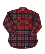 Vintage Pendleton Mens Wool Red Plaid Boyd Tartan Button Shirt USA Size ... - $933.92 MXN