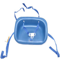 Used Hiccapop Ergobooster Booster seat White &amp; dark blue color - $14.99
