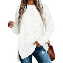 Oversized Sweaters For Women For Leggings Long Sleeve Winter Tunic Tops White Xx - £59.14 GBP