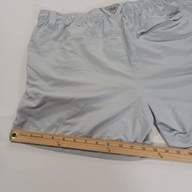 Columbia Women’s Light Gray Elastic Waist Drawstring Shorts Size L (32×6) image 7