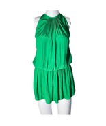 Ramy Brook Green Pleated Drop Waist blouse – Size XS - €42,79 EUR