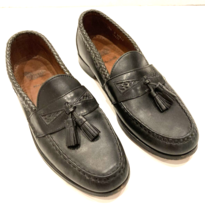 Allen Edmonds Maxfield Loafer Shoes Mens Size 10.5 C Black Tassel Leather USA - £22.43 GBP
