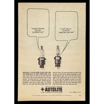 Ford Autolite Spark Plugs Print Ad Vintage 1963 Automotive Repair Car Racing - £7.47 GBP