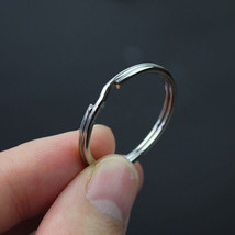 50 Dog Tag Rings 25MM 13 Gauge  3/32 thick (.09375) &quot; US SELLER!! With T... - $186.31 MXN