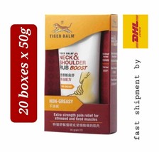 Tiger Balm Neck &amp; Shoulder Rub Boost Extra Strength Pain Relief 50gm X 2... - £154.72 GBP