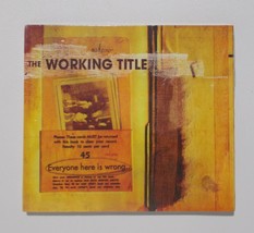 Working Title Everyone Here Is Wrong CD Redemption Records 2003 Sealed - £15.80 GBP